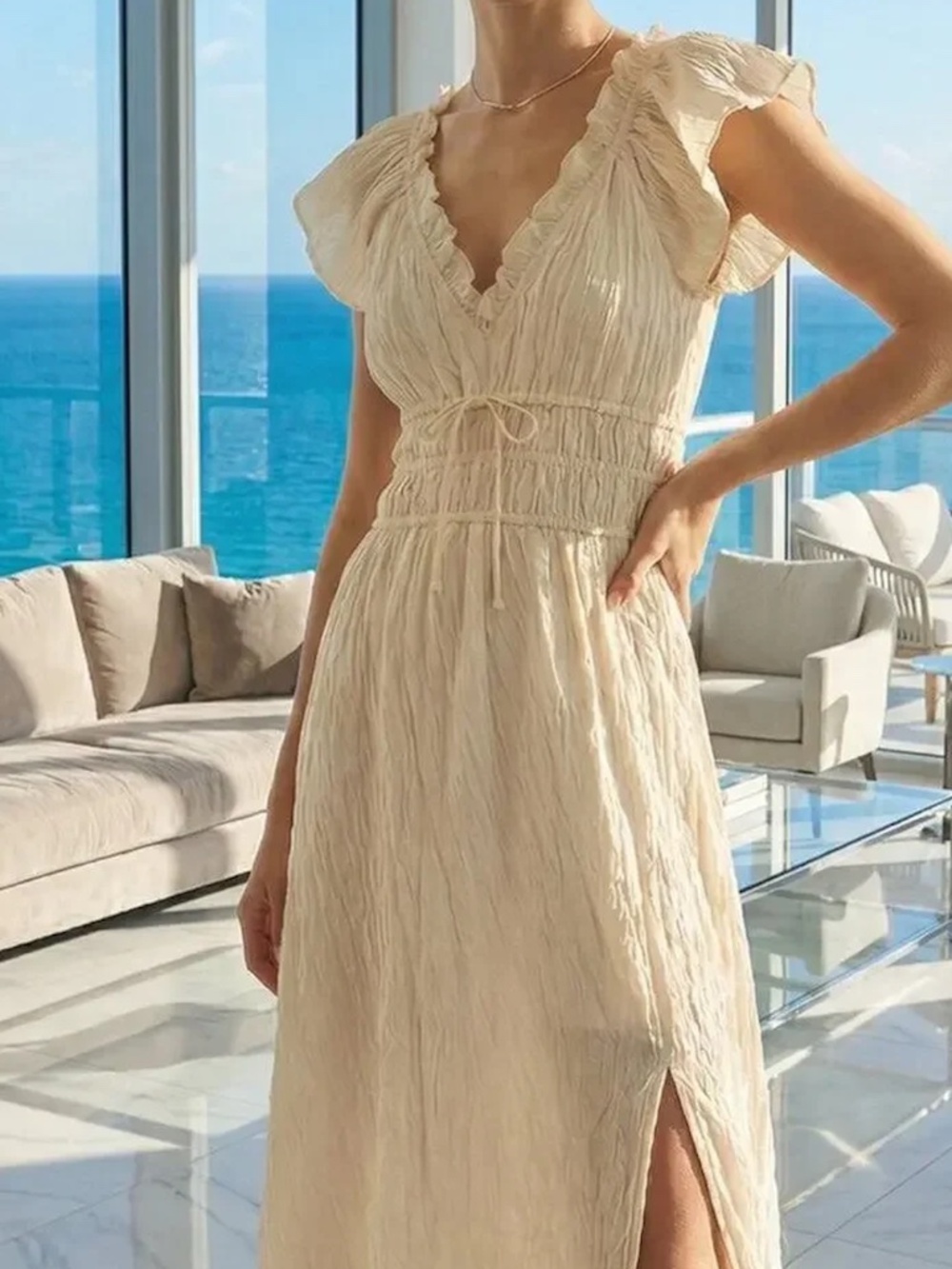 NWT J.Crew Palermo Dress in Viscose-blend Crinkle Women'